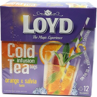 Loyd čaj Cold Tea Pomaranč a šalvia 12 x 2,5 g