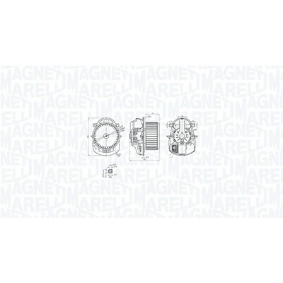 vnitřní ventilátor MAGNETI MARELLI 069412771010