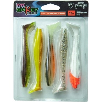 Fox Rage Spikey Shad Mixed Colour Pack 12cm