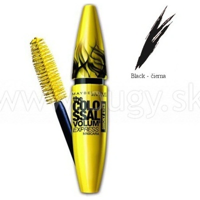 Maybelline Colossal Volum Express Smokey Eyes riasenka Black 10,7 ml