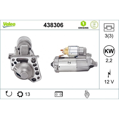Štartér VALEO 438306 438306