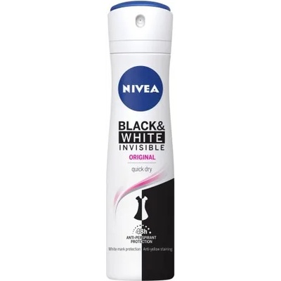 Nivea Black&White Original дамски део спрей 150мл