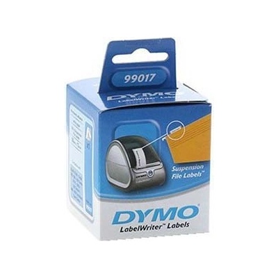 DYMO 99017, S0722460, 12мм x 50мм, бели, 220 бр, хартиени етикети за висящи папки, (99017)