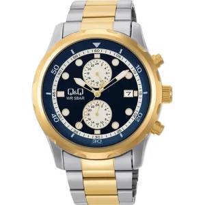 Q&Q Мъжки часовник Q&Q Dual Time - A57A-003PY (A57A-003PY) Часовници