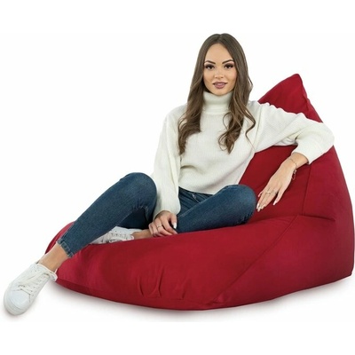 Intermedic SK sedací vak bermudy Plyš Červený