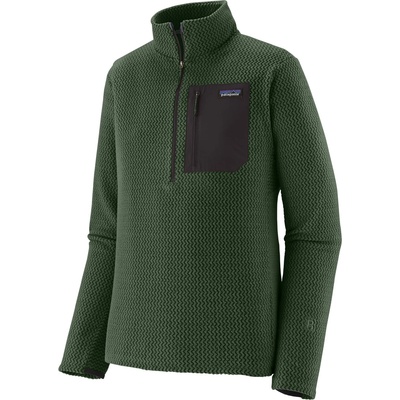 Patagonia Мъжки поларен пуловер Patagonia R1 Air Zip Neck Fleece jumper - Treeline Green (005-6419-0914)