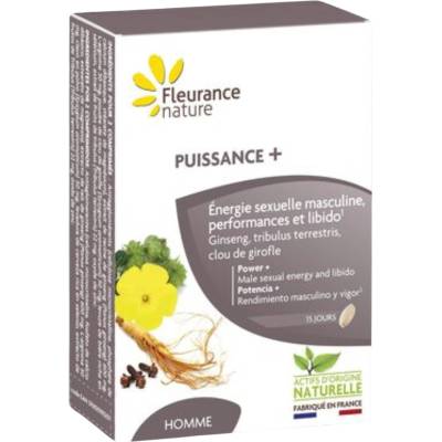 Fleurance Nature Puissance+ Формула за мъжко либидо, 30 таблетки, Fleurance Nature (193207 (59320) FN)