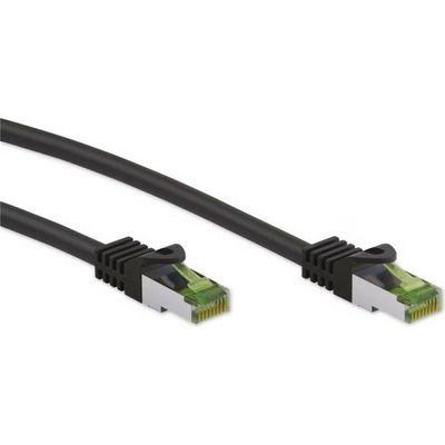 Goobay 21.92.4028 S/FTP patch, kat. 8.1, LSOH, 15m, černý