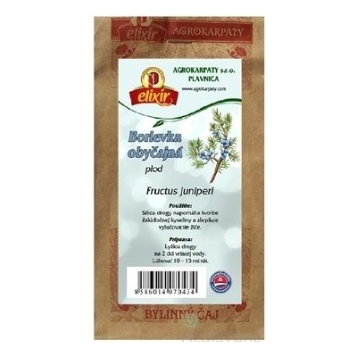 Agrokarpaty BORIEVKA plod bylinný čaj 40 g