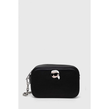 Karl Lagerfeld kožená kabelka černá 240W3085