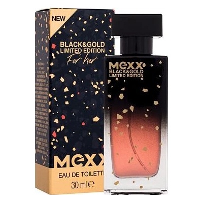 Mexx Black & Gold Limited Edition toaletná voda dámska 30 ml