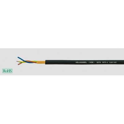 Helu 32104-500 uzemňovací kabel NYY-O 2 x 1.5 mm² černá 500 m