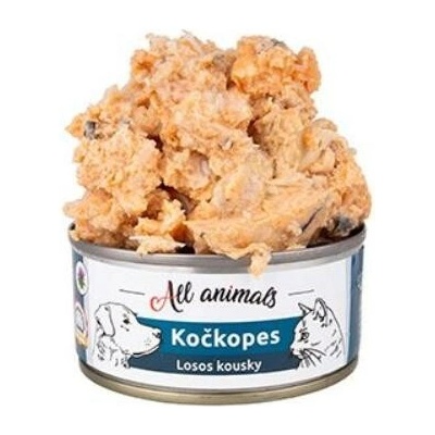 All Animals kočkopes Losos kousky 90 g