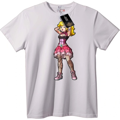 NOONEBRAND Тениска с Аниме Момиче в Розово - 2XL, White