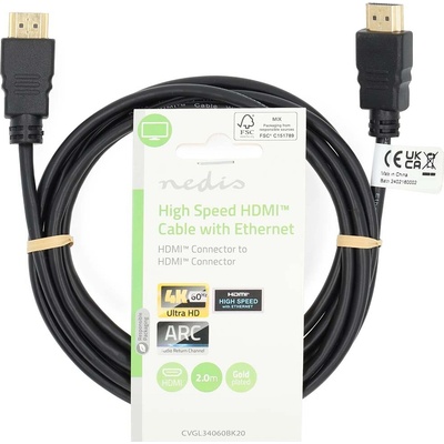 Nedis CVGL34060BK20