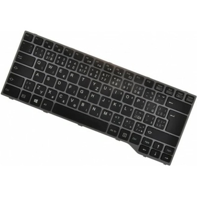 Fujitsu Siemens LIFEBOOK E547 Klávesnica CZ/SK Šedá, s rámčekom, podsvietená