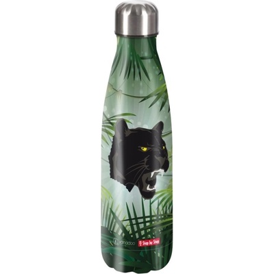 Step By Step Izolovaná láhev na pití z nerezové oceli 500 ml Wild Cat Chiko