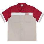 ICECREAM Блуза с яка ICECREAM Men's Short Sleeve Polo Shirt - Red/Beige