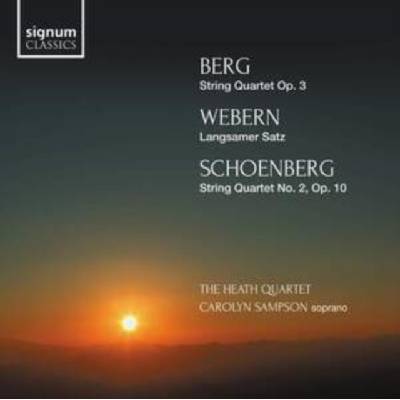 HEATH QUARTET CAROLYN SAMPSON - Berg - String Quartet - Webern - Langsamer Satz - Schoenberg - String Quartet No. 2 CD