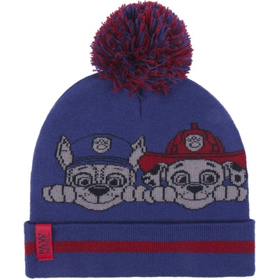 Cerda ДЕТСКА ПЛЕТЕНА ШАПКА paw patrol С ПОНПОН