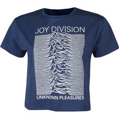 Tričko metal ROCK OFF Joy Division Unknown Pleasures modrá