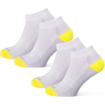 Zulu ponožky Everyday 100M 2-pack sivá/žltá