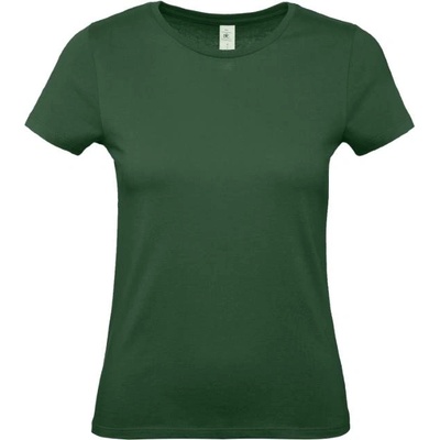 B&C Collection B&c e150 / Дамска тениска с обло деколте - бутилково зелено xxl (01002t54005)