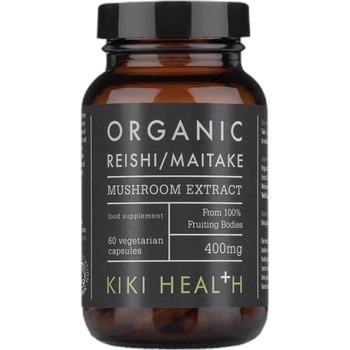 Image 1 of KIKI Health Organic Reishi & Maitake Mushroom Extract [60 капсули]