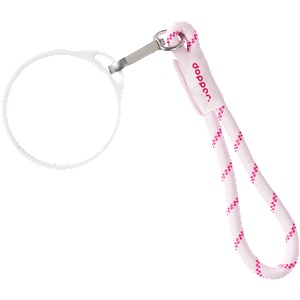 Dopper Wrist Cord White Mug Ring - Cherry Pink