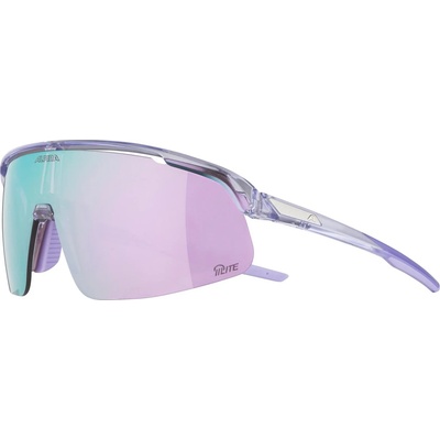 Alpina Слънчеви очила Alpina Turbo Pro S Q-Lite Mirror S3 Cycling glasses - Lilac Transparent Gloss / Q-LITE Pink / Lilac Mirror - размер One Size (205-5221-0211)