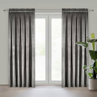 Takoy Hotový záves z matného zamatu, gramáž 215 g/m²-HF-370893 | 140 x 300 cm