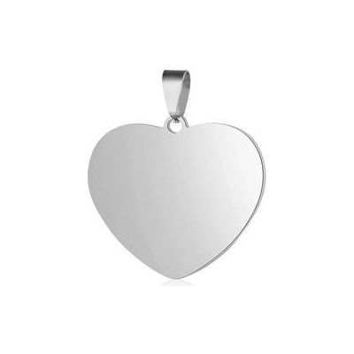 Šperky4U Ocelový přívěšek srdce DR1308 M
