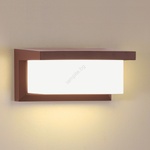 Brilagi - LED RGBW външно стенно осветително тяло BRICKY 1xE27/12W/230V кафяво IP54 (LEDBG3049)