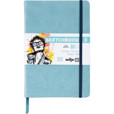 Darwi Dfy Скицник 80 14 x 21 cm 140 g Soft Blue (DF80014210008C)