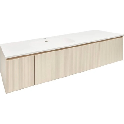 Naturel Skříňka s umyvadlem Naturel Austen beige mat AUSTEN165BG