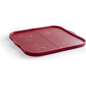 coox Сгъваема подложка за печене coox в тъмночервен цвят - 44 х 37 см (coox 3501-011)