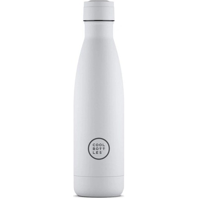Cool Bottles Nerezová termolahev Mono White třívrstvá 500 ml