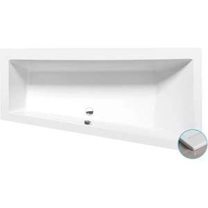POLYSAN - Асиметрична вана Andra Slim R, 170x90x45 см, бяла 81511S (81511S)