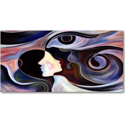 Foto obraz sklo tvrzené abstrakcie 100x50 cm