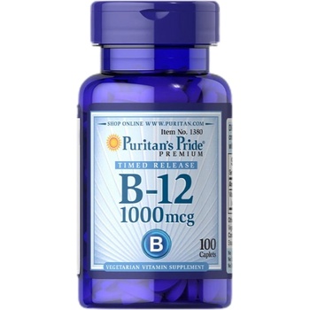 Image 1 of Puritan's Pride Vitamin B-12 1000 mcg Timed Release [100 капсули]