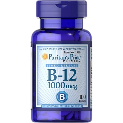 Puritan's Pride Vitamin B-12 1000 mcg Timed Release [100 капсули]