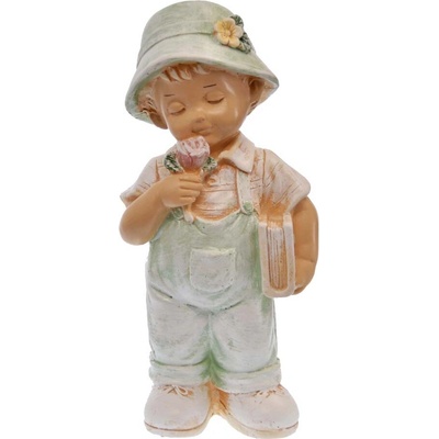 Záhradná dekorácia - chlapec 34 cm