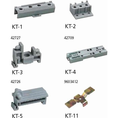 Nosič svorkovnice KL-7…KL-60 na lištu horizontální /EATON KT-3/ 275445 – Sleviste.cz