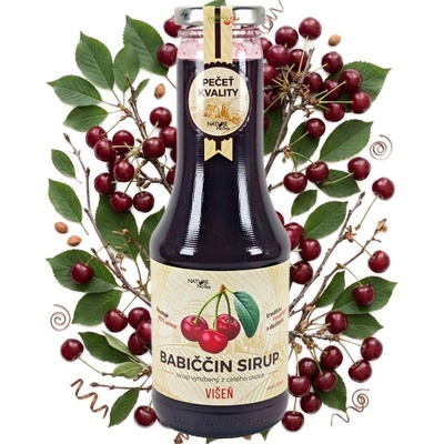Nature NoTea Babičkin sirup Višňa 0,5 l