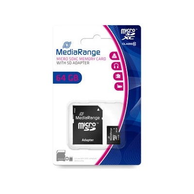 Mediarange microSD 64 GB Class 10 MR955