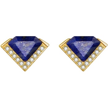 JAY Ocelové náušnice Josiane - lapis lazuli JAY-0191-ZS61211 Modrá