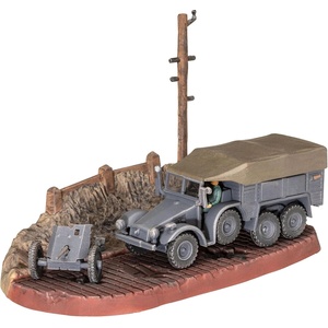 Revell Сглобяем модел Revell - Krupp Protze KFZ 69 & 3, 7 cm Pak (R03344)