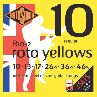 Rotosound R10-2 2-Pack Струни за електрическа китара (R10-2)