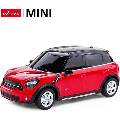 Rastar Mini Cooper S Countryman RC auto RTR 1:24 červené