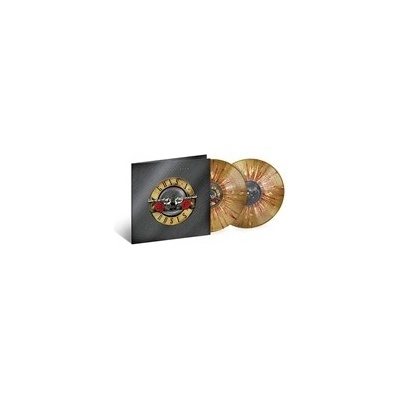 GUNS N' ROSES - GREATEST HITS - LIMITED GOLD, RED + WHITE SPLATTER LP